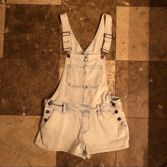Bullhead Other - SOLD Pacsun Light Wash Overalls